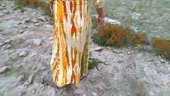 Country Girl And Husband Captured On Camera Outdoors