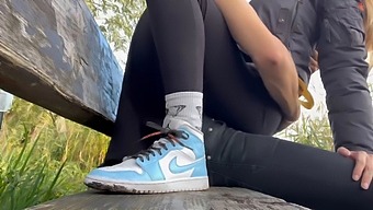 Amateur Couple Gets Wild In Public Park: Pov Experience