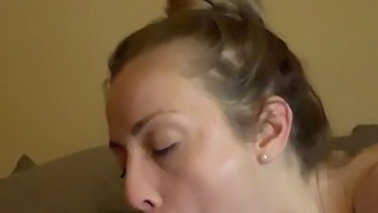 Blonde Bombshell Gets Facefucked And Squirts On Camera